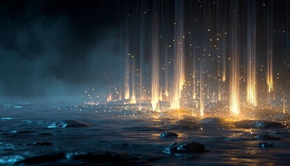 Aetherium Cascade Genesis of a New Dawn