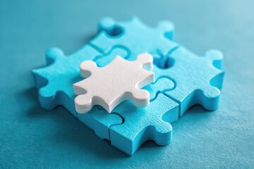 Obraz premium Puzzle Pieces Assembly