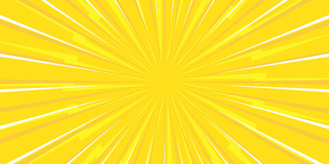 Yellow comic book background. Modern creative pop art orange halftone style background © HIJAU