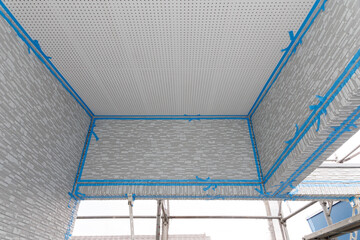 シール工事のマスキング