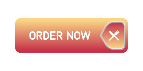 CTA button with text: Order now and cutlery icon.