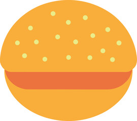 Burger and fries fast food vector illustration with cheese sandwich and snack design