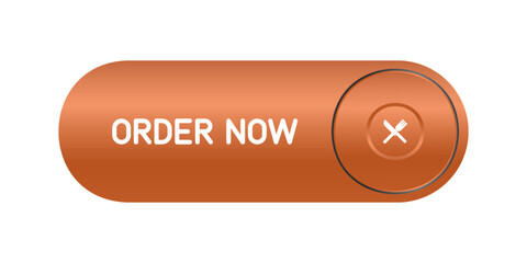 CTA button with text: Order now and cutlery icon.