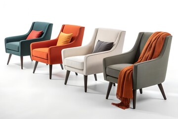 Obraz premium sofa set of various colours of different collection furniture