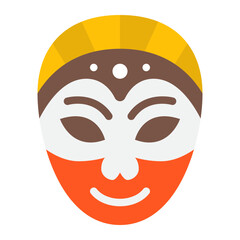 Traditional Mask Illustration Indonesia