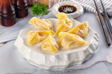 Japanese cuisine stuffed dumplings Gyoza