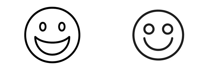 Fototapeta premium Happy face vector illustration for cheerful designs and projects