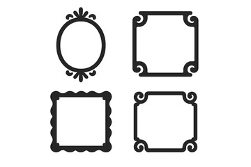 Decorative frame collection suitable for various design projects