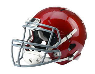 Fototapeta premium Classic American Football Helmet with Metal Face Guard