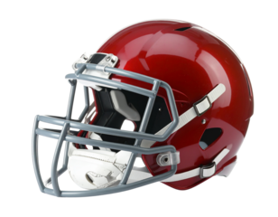 Classic American Football Helmet with Metal Face Guard