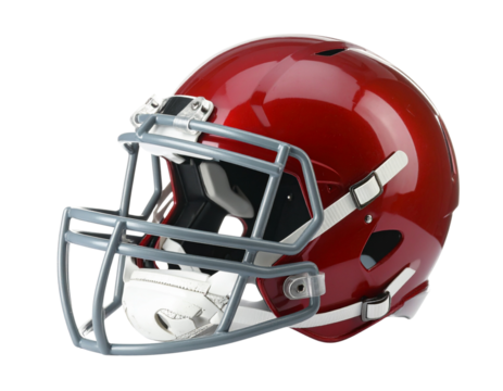 Classic American Football Helmet with Metal Face Guard