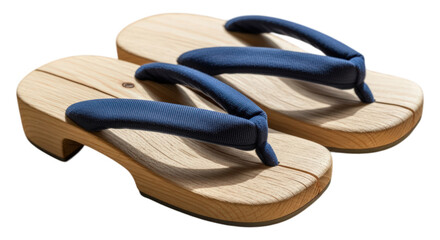 Traditional Japanese Wooden Footwear Comfortable Summer Sandals for Outdoor Wear
