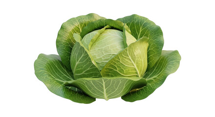 Obraz premium Fresh Green Cabbage Vegetable Healthy Food Organic Produce Garden Leafy Green