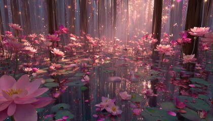 Aetherium Bloom A Bio-Luminescent Forest