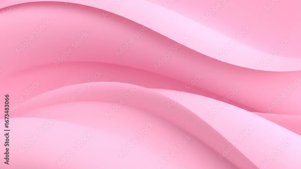 Poster abstract pink waves background with soft gradient smooth curves and elegant shapes in a pastel color
