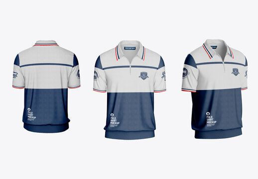 Classic Sports Polo Shirt Mockup