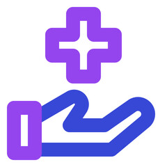 Medical twotone icon set