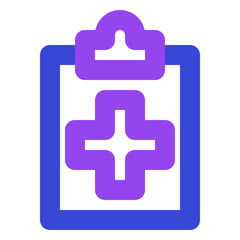 Obraz premium Medical twotone icon set