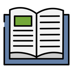 vector book icon