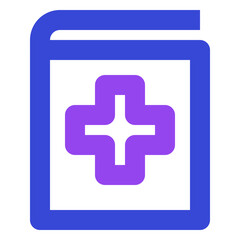 Medical twotone icon set