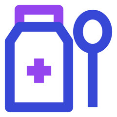 Medical twotone icon set