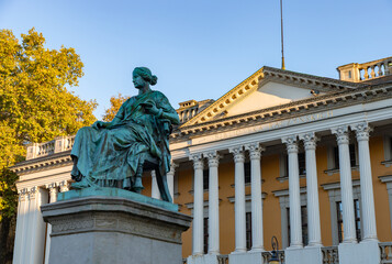 Fototapeta premium Raczynski Library and Statue of Hygieia
