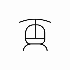 cable car transportation icon sign vector