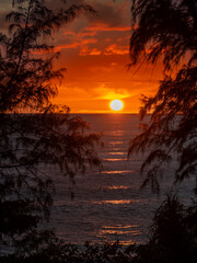 fog, bending, peak, exposure, outdoors, environment, chiang, vacations, water, sea, tourism, warm, natural, trip, vacation, wave, top, evening, Ratchaburi viewpoint, landscape, travel, sunset, backgro