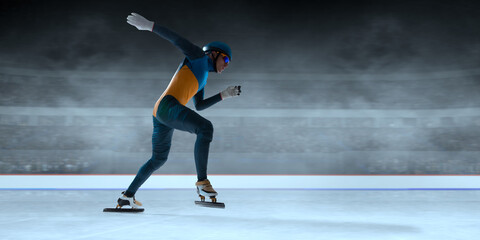 Short Track Speed ​​Skating.