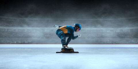 Short Track Speed ​​Skating.