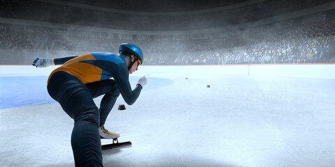 Short Track Speed ​​Skating.
