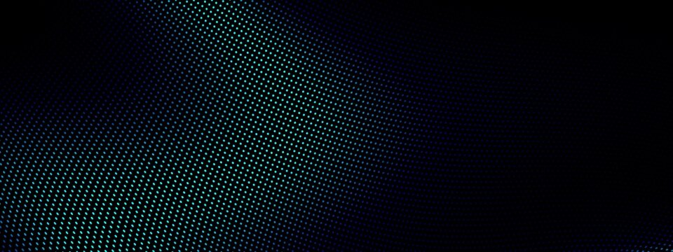 Blue teal digital particles wave flow, Digital cyberspace abstract background