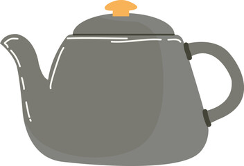 Gray Metal Kettle