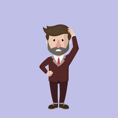 Businessman concept design illustration vector design