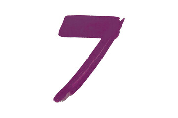 Dark purple watercolor background. Artistic hand paint. Isolated on transparent background.
