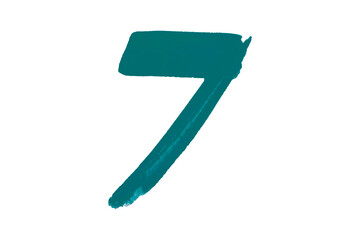 Green watercolor background. Artistic hand paint. Isolated on transparent background.
