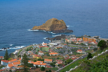 Dramatic landscape at the coastline of Madeira, Portugal, Europe