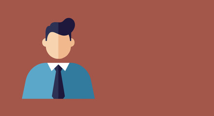 Professional male avatar in business attire, perfect for corporate identity, profile pictures, or generic business concepts. Ideal for web, apps, or presentation design.