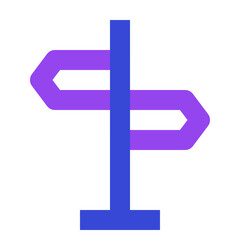 Fototapeta premium Location and map twotone icon set