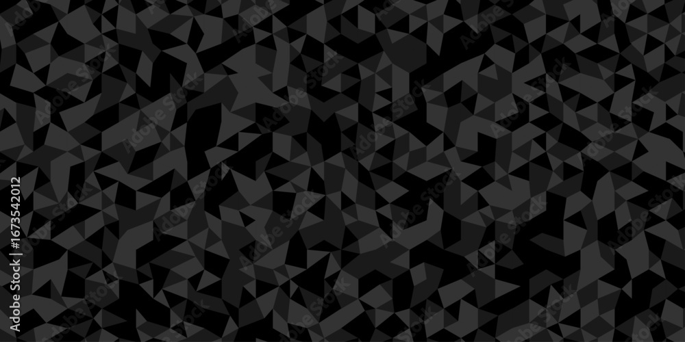 Poster abstract geometric wall tile and metal cube background triangle wallpaper. seamless geometric patter