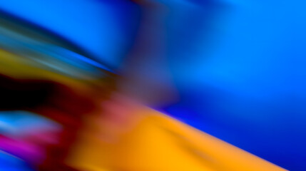 Dynamic blue and yellow abstract background for modern creative presentations or digital art projects