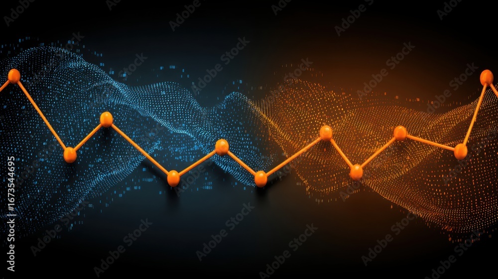 Aufkleber complex graph featuring multiple graphs representing the inflation expectation tracker as a trend an