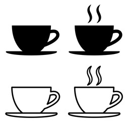 コーヒーカップのアイコン