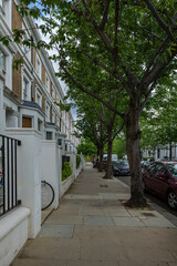 London - 06 24 2022: View of Upper Addison Gardens