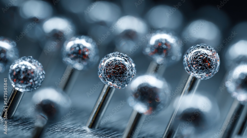 Poster bunch of diamond balls representing interest rate spread matrix as a conceptual structured financial