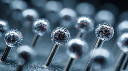 Bunch of diamond balls representing interest rate spread matrix as a conceptual structured financial comparison