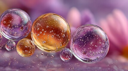 High definition flowing bubble creative pattern