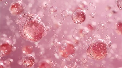 High definition flowing bubble creative pattern