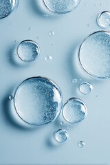 High definition flowing bubble creative pattern