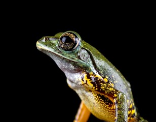 Obraz premium Close-up of a colorful frog